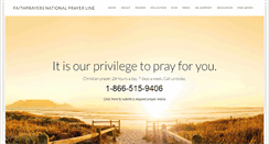 Desktop Screenshot of faithprayers.org