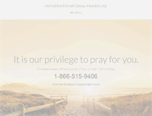 Tablet Screenshot of faithprayers.org
